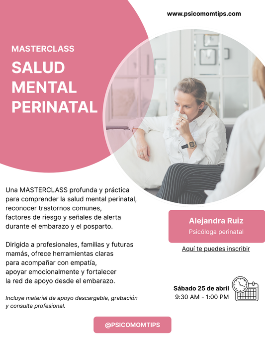 MASTERCLASS: Salud Mental Perinatal