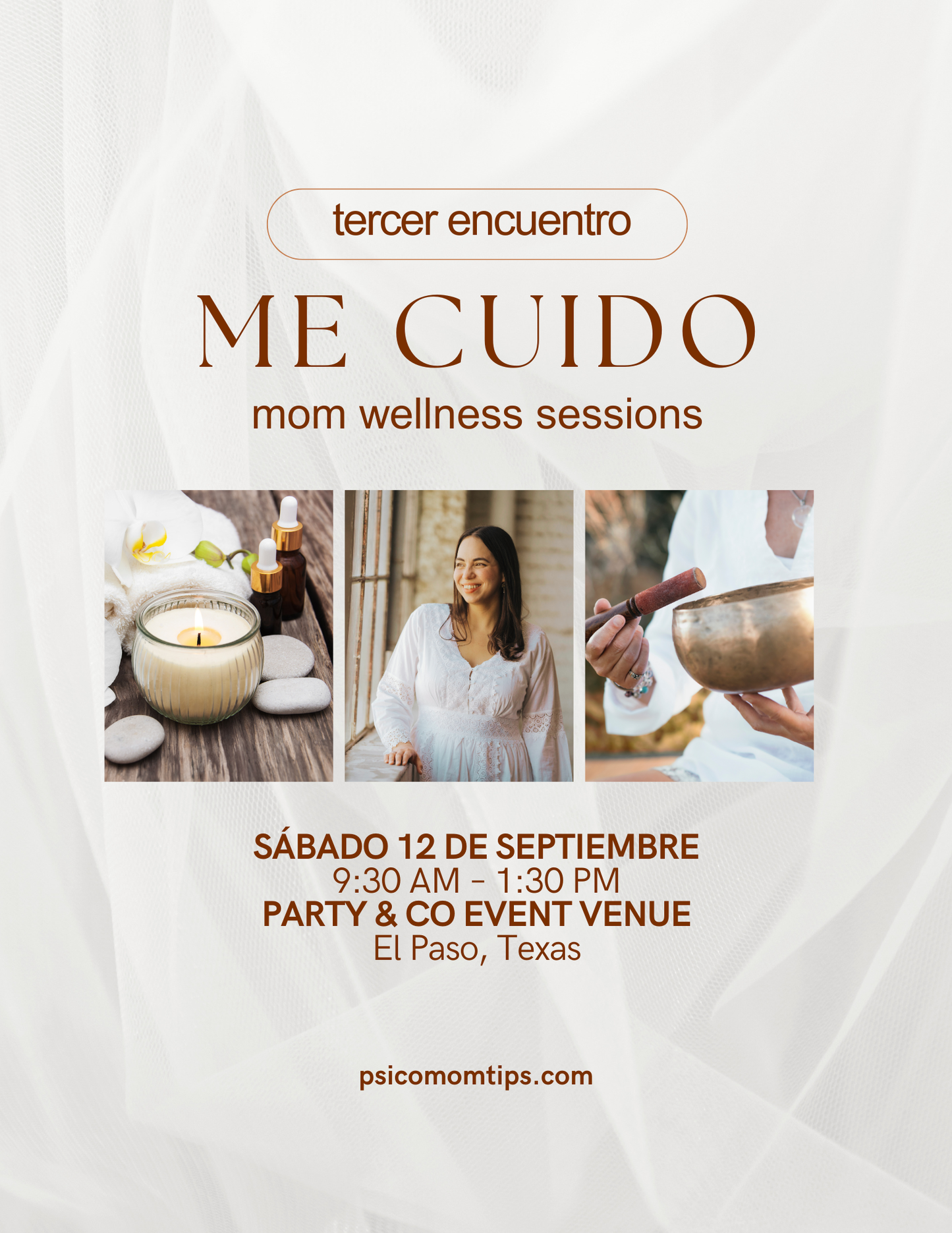 Tercer Encuentro: ME CUIDO (Mom Wellness Sessions)